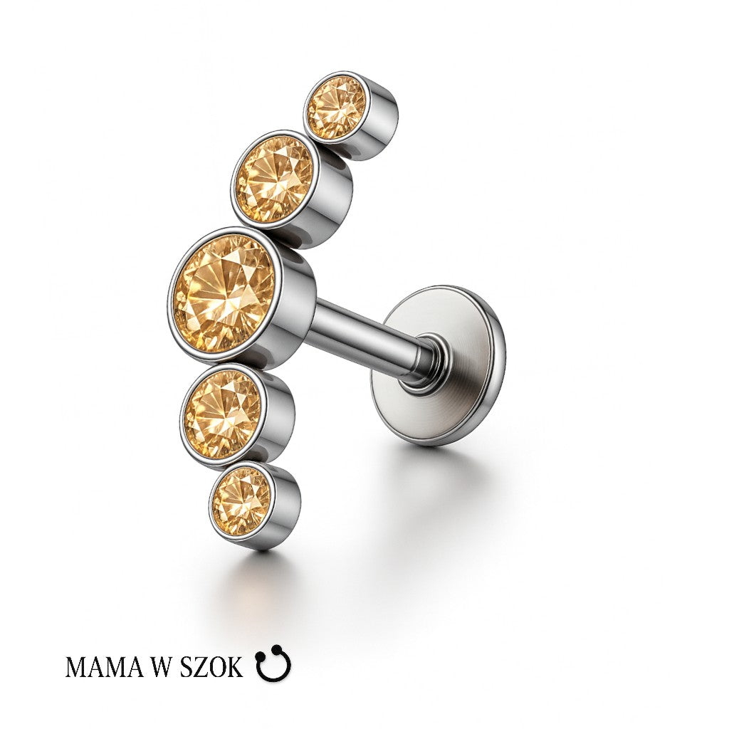 Labret Vega Arc z tytanu – zdjęcie 8