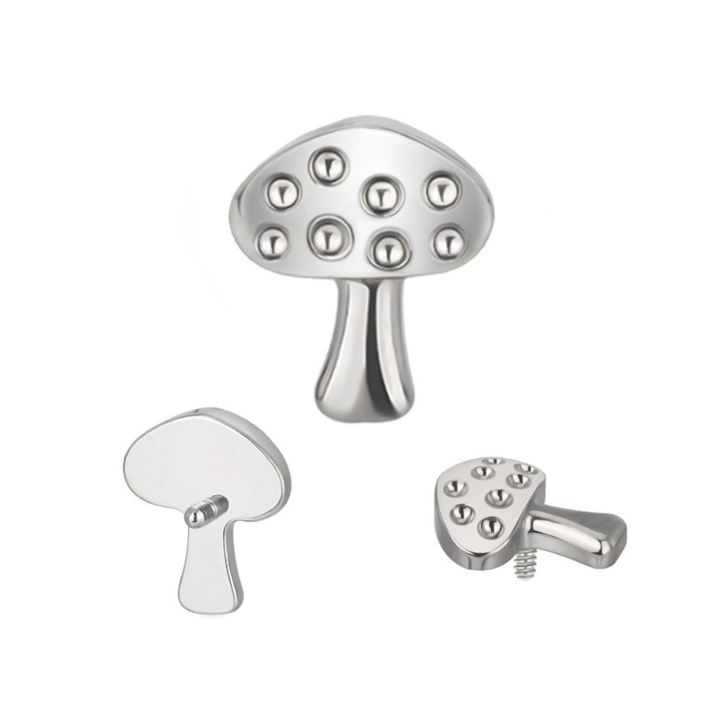 Labret grzybek ze srebra – zdjęcie 4