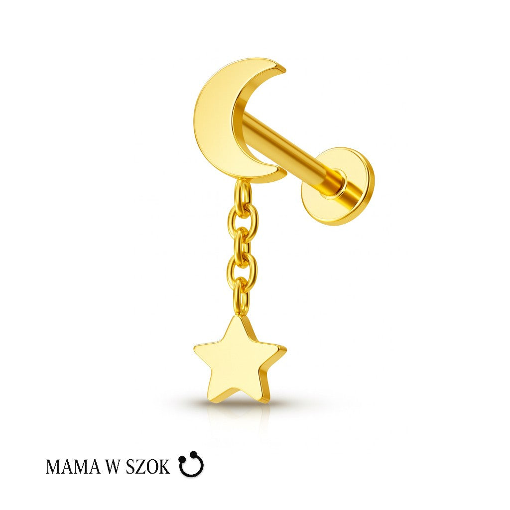 Księżyc ze zwisającą gwiazdką