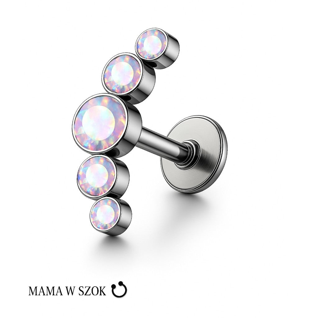 Labret Vega Arc z tytanu – zdjęcie 20