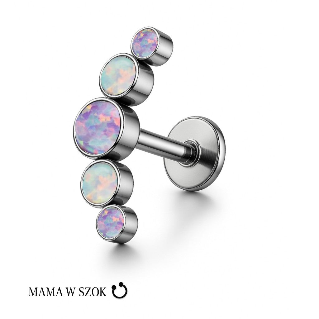 Labret Vega Arc z tytanu – zdjęcie 4