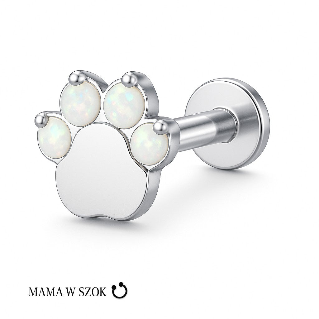 Labret łapka z cyrkoniami – zdjęcie 4